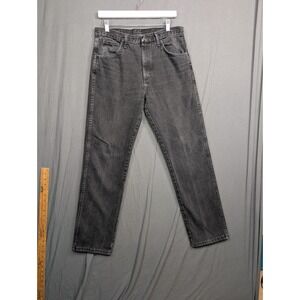 Rustler Denim Jeans Mens Size 33x32 Straight Leg Black 4 Pocket Design